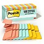 Post-it Pop-up Sticky Notes, 3" x 3", Beachside Café Collection, 100 Sheets/Pad, 18 Pads/Pack (MMMR33018APCP)~#|#~210110C8-44CE-4922-8D03E8FE5B20F2E8_sc7