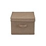 Household Essentials Large Stackable Folding Fabric Storage Bin, 8" x 12"x 15", 24.93 Qt., Beige, 2/Pack (7813-1)~#|#~2107E6D6-800A-4C3F-B0C8441F2A7A5DC3_sc7