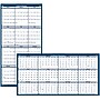 2027 House of Doolittle 33" x 66" Yearly Dry Erase Wall Calendar, Reversible, Blue (3962-27)~#|#~2108D3AA-1EA9-4A3A-88B42BC612AF8E0B_sc7