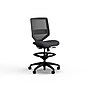 HON Solve Armless ReActiv/Vinyl Task Stool with Backrest and Footrest, Charcoal/Basalt (HSLVSMR.Y1.N.H.0S.SX23.BL.SB.T)~#|#~2110A12C-1F67-4AA6-B6C57ECEC8D028C3_sc7