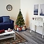 Nearly Natural 4 ft. Pre-Lit Northern Tip Pine Artificial Christmas Tree, 100 Lights, Green (T1715)~#|#~211AEE8D-2992-48EA-9B077C089AC44341_sc7