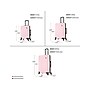 DUKAP Discovery 3-Piece Hardside Spinner Luggage Set, TSA Checkpoint Friendly, Pink (DKDISSML-PNK)~#|#~212A405E-4E2E-42CC-AE9434E6E1DB2B46_sc7