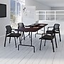 Staples 8' x 30" Wooden Heavy Duty Folding Table, Walnut (58367)~#|#~213F35EE-C612-417A-8BBA459BE37D60C8_sc7
