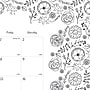 2027 Blueline DoodlePlan 22" x 17" Monthly Desk Pad Coloring Calendar, Black/White (C2917311-27)~#|#~21436E7A-DF82-43B1-9DAA288210FD6BF7_sc7