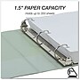 Samsill Earth’s Choice 1.5" D-Ring Binder, Green, 2/Pack (SAMU69542)~#|#~214C5FEB-1C5C-4FA8-8CA6A2E0F53BECA0_sc7