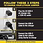 Stanley FATMAX 1,200-Amp 12-Volt Lithium Jump Starter & USB Power Bank with LED Light & Carrying Case (BGLLJ12FC)~#|#~21554FB9-B76B-4C29-B156E7DD82266694_sc7