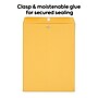 Staples 12 x 15.5 Clasp & Moistenable Glue Kraft Catalog Envelopes, Brown, Heavy‑Duty Mailing Envelopes for Documents, 100/Box~#|#~215C7B77-CEB3-48A6-A7030D95953331D9_sc7