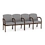 Lesro Weston 4-Seat Tandem Seating, Chambray Grey/Riftwood Walnut (WS4103.WRW-01CHGY)~#|#~216EB378-CECE-4C75-B9EEA4816EA9C096_sc7