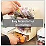 Mind Reader 8-Compartment Plastic Desk Organizer, White (MINI-WHT)~#|#~217F81C2-004C-453B-BD64326EC091D21E_sc7