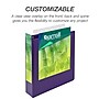 Samsill Fashion 2" 3-Ring View Binders, Purple, 2/Pack (SAMU86608)~#|#~218E070A-30C0-4557-BE4909566A46F37E_sc7
