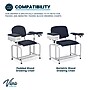 Viva Comfort Adjustable Bariatric Phlebotomy Blood Drawing Chair, 500 lbs. Capacity, Black (ADI997-01D-BLK-MK)~#|#~21A06432-3AB4-46F7-A4E82ED5A0F03DCF_sc7