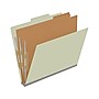 Medical Arts Press Pressboard Classification Folder, 2-Dividers, 2" Expansion, Letter Size, Green, 10/Box (DV-T42-26-3GRN-PKT)~#|#~21C34281-35F1-4808-9E7BEC71201CC5E0_sc7