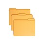 Smead Reinforced File Folder, 3 Tab, Letter Size, Goldenrod, 100/Box (12234)~#|#~21C7743C-C901-4B89-A0032977E3EE3EA7_sc7
