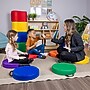 Bintiva Color Coded Vinyl Floor Cushions, Round, 6/Set (BNVSCVRNDX6)~#|#~21C9C57C-16A4-4A44-9F01D4CA30CA8790_sc7