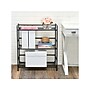 Advantus FlipShelf 3-Shelf Steel Rack, 30.5" x 26.75" x 12", Black (38703)~#|#~21CDEC73-012C-4DE0-9E76ECB64D3617F9_sc7