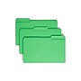 Smead CutLess® File Folder, 3 Tab, Legal Size, Green, 100/Box (17143)~#|#~s0189322_sc7