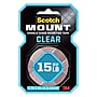 Scotch Indoor Double-Sided Mounting Tape, 1" x 1.66 yds., Clear (410H)~#|#~21E62782-DABD-49C3-B73E9C8141856194_sc7
