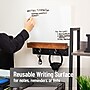 Mind Reader Glass Dry Erase Board with Wood Holder and Hook Whiteboard Message Center, White (LIFTBOARD-WHT)~#|#~21E771E9-0E97-4FCC-AA8D611D9EE8B969_sc7