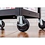 Luxor 3-Shelf Metal Mobile Utility Cart with Lockable Wheels, Black (UCMT1)~#|#~21F0AC63-011C-48E9-929D119F93AAA27A_sc7
