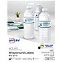 Avery Waterproof Laser Inkjet Wraparound Labels, 1.25" x 9.75", White, 5 Labels/Sheet, 8 Sheets/Pack, 40 Labels/Pack (22845)~#|#~21F2CAA3-1732-42AC-9B541325E16D371E_sc7