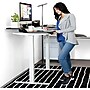 VersaDesk PowerLift Split-Level 60"W Electric Rectangular Adjustable Standing Desk, Maple/White (PL2SD6030-WM)~#|#~21FEAC90-FFC7-4C90-99734C8A990E10AF_sc7