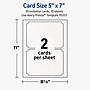 Avery Scalloped Edge Invitation Cards , 5" x 7", Matte White, 20/Pack (19479399799)~#|#~22028C4C-870D-492B-9987DC1AC88A0584_sc7