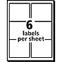 Avery EcoFriendly Laser/Inkjet Shipping Labels, 3-1/3" x 4", White, 6 Labels/Sheet, 100 Sheets/Box (48464)~#|#~220862AA-DB33-4440-BC92B3C8F9C84A84_sc7