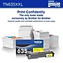 Brother TN635XXL Super High Yield Yellow Toner Cartridge, Prints Up to 6,500 Pages (TN635XXLY)~#|#~221F28DA-AE38-41D6-BB7FA081A3B4EB74_sc7
