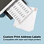 Staples Laser/Inkjet Address Labels, 1 X 2 5/8", Clear, 30 Labels/Sheet, 25 Sheets/Pack, 750 Labels/Box (ST18088-CC)~#|#~22257A60-699E-4FA2-A6B700ED9BD42CBD_sc7