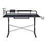 Techni Sport Carbon Computer Gaming Desk with Shelving, Black (RTA-TS200-BK)~#|#~2238A3E5-974F-4AF0-8A4D292380790B1A_sc7