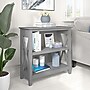 Bush Furniture Key West 30"H 2-Shelf Bookcase with Adjustable Shelf, Cape Cod Gray (KWB124CG-03)~#|#~224467C7-1C98-4C18-8E50CD63EE4FB415_sc7