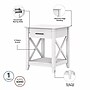 Bush Furniture Key West 20" x 20" End Table, Pure White Oak (KWT120WT-03)~#|#~22499498-ED7A-46DF-BA524AF3BEDA4405_sc7