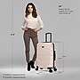 DUKAP Sense 24" Hardside Suitcase, 4-Wheeled Spinner, TSA Checkpoint Friendly, Champagne (DKSEN00M-CHA)~#|#~225C61F7-5807-4B13-9E4CB5999BBE3AA2_sc7