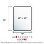 Floortex Valuemat Plus Chair Mat, 48" x 60", Designed for Low-Pile Carpet, Clear Polycarbonate (FR1115020ER)~#|#~2260E762-4248-43C2-9D535EC03891CF14_sc7