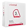 Universal Economy 3" 3-Ring View Binder, White (UNV20748)~#|#~22646B13-5A61-4843-B4FCAC7E9BEDDF75_sc7