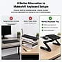 Uncaged Ergonomics WorkEZ Adjustable Keyboard and Mouse Tray, Black (WEKTb)~#|#~227EA624-282E-49AC-84CB9E69B09531E1_sc7