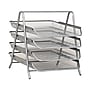 Mind Reader Metal Mesh Front Loading Letter Tray, Letter/Legal Size, Silver (4TPAPER-SIL)~#|#~22B21AB9-03D9-417C-BE922C93DC18D683_sc7