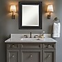 Amanti Art Ridge Black Frame Wall Mirror, 25.5" x 21.5" (A42674593059)~#|#~22CCEC5F-9591-446A-92C351A204D24C3D_sc7