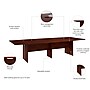 Bush Business Furniture 120W x 48D Boat Shaped Conference Table with Wood Base, Hansen Cherry (99TB12048HCK)~#|#~22CE0491-F442-42B2-B39766A97732FE0E_sc7