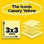 Post-it® Greener Pop-Up Notes, 3" x 3", Canary Yellow, Recycled, 12 Pads (R330RP-12YW)~#|#~sp46131032_sc7