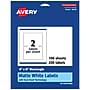 Avery Laser/Inkjet Rectangle Multipurpose Labels, 4" x 6", White, 200 Labels/Box (94278)~#|#~22E1AA5B-E0F6-4922-BF0A1E1C7DEC93D1_sc7