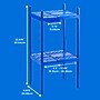 Lockermate 8.5" Polypropylene/PP Locker Shelf, Blue (05003)~#|#~22EB01B8-7B37-4913-A90944CF7CAAAF37_sc7