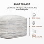 Anji Mountain Joya Gray Fabric Rectangular Pouf Ottoman (AMBPF034-2014)~#|#~22FDC51B-6A5F-4AC7-90F0860E52B1B792_sc7
