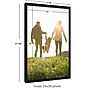 Amanti Art Avon Narrow 24" x 36" Polystyrene Picture Frames, Black Satin (A42678298434)~#|#~230971A6-28A1-47E7-9336EC1B237F23C8_sc7