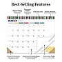 2027 TF Publishing Long Weekend 17" x 12" Monthly Desk or Wall Calendar, Multicolored (27-8504)~#|#~234AF57B-D5E0-49F0-AEE879656FF61406_sc7