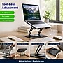 Uncaged Ergonomics Adjustable Swivel Laptop Stand for Desk, Steel, 360° Rotation, Up to 16", Black~#|#~2369924B-F2A1-4454-B96268E38A73CB60_sc7