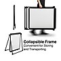 Staples Flip Chart Easel, Black Steel (28216US/50444US)~#|#~236D2A70-30CF-445D-8B5082B03A110FDF_sc7