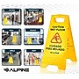 Alpine Industries Wet Floor Sign, 24"H, Yellow, 5/Pack (499-5pk)~#|#~2375FB98-1BFE-4AEE-AF5698BE3E5BBF7B_sc7