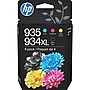 HP 934XL/935 Black High Yield and Cyan/Magenta/Yellow Standard Yield Ink Cartridge, 4/Pack (N9H66FN#140)~#|#~2386A448-AEDD-466C-8C54DE73C42D8DE6_sc7