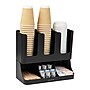 Mind Reader 6 Compartment 2-Tier Cup and Condiment Countertop Organizer, Black (UPRIGHT6-BLK)~#|#~2398176E-1A6F-4DCF-90450963ACE265A1_sc7